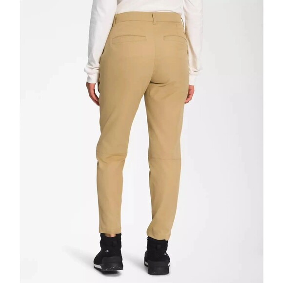 THE NORTH FACE WOMEN'S STANDARD STRETCH PANTS NWT ANTELOPE TAN SZ 24W $100 - Picture 4 of 10